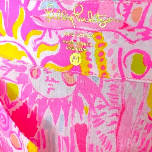 Lilly Pulitzer Pink Tunic Top - Picture 4 of 7